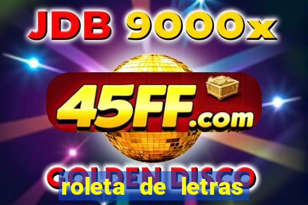 roleta de letras stop online